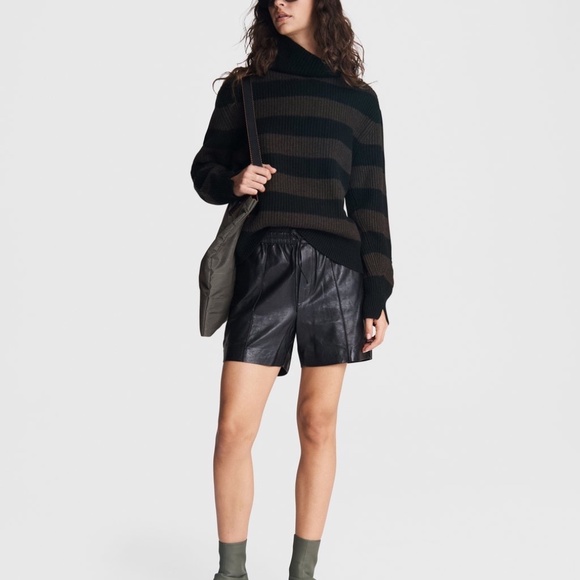 Pierce Cashmere Wide Striped Turtleneck Sweater from Rag&Bone - Picture 3 of 13